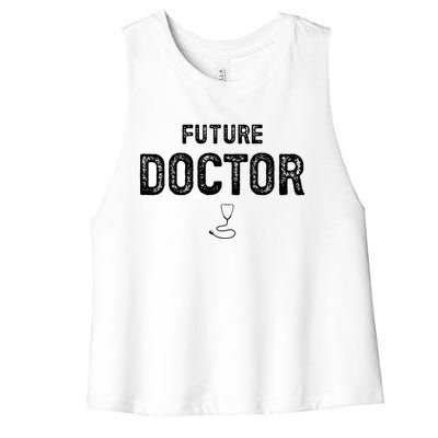 Future Doctor Clothing For Student Doctor Women's Racerback Cropped Tank