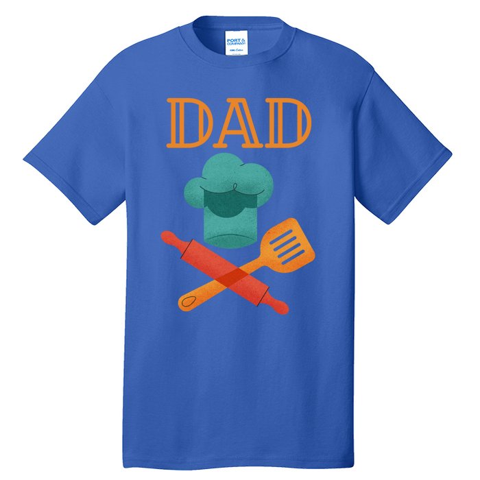 Fathers Day Cook Chef Baker For Dad Gift Tall T-Shirt