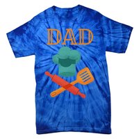 Fathers Day Cook Chef Baker For Dad Gift Tie-Dye T-Shirt