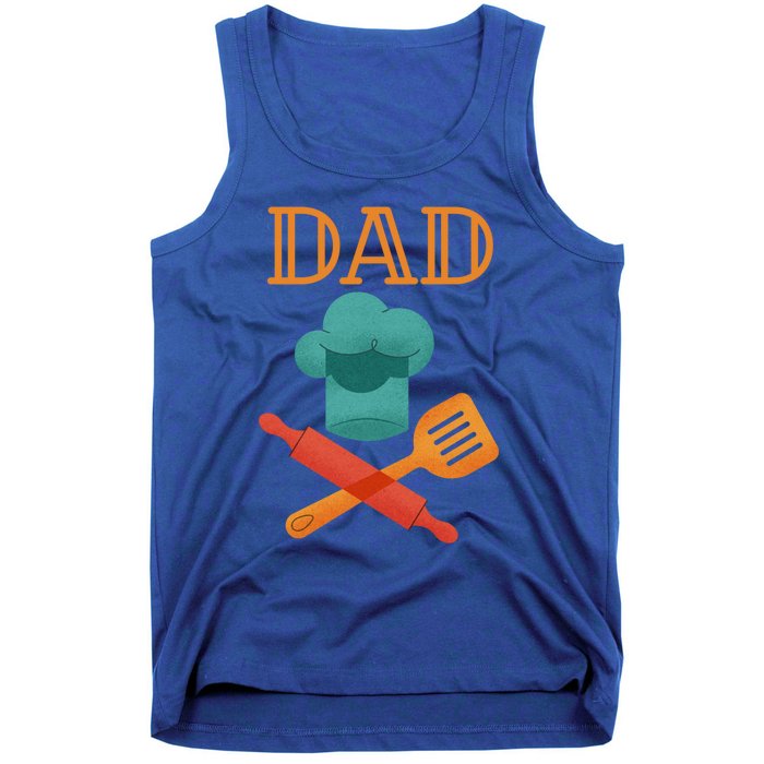 Fathers Day Cook Chef Baker For Dad Gift Tank Top