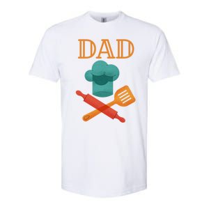 Fathers Day Cook Chef Baker For Dad Gift Softstyle CVC T-Shirt