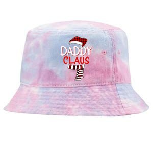 Funny Dad Christmas Santa Claus Red Plaid Gift Daddy Claus Gift Tie-Dyed Bucket Hat