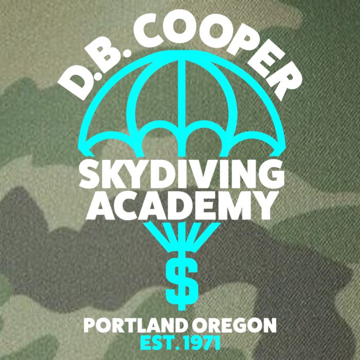 Funny D.B. Cooper Shirt DB Cooper Skydiving Academy Legacy Tie Dye Trucker Hat