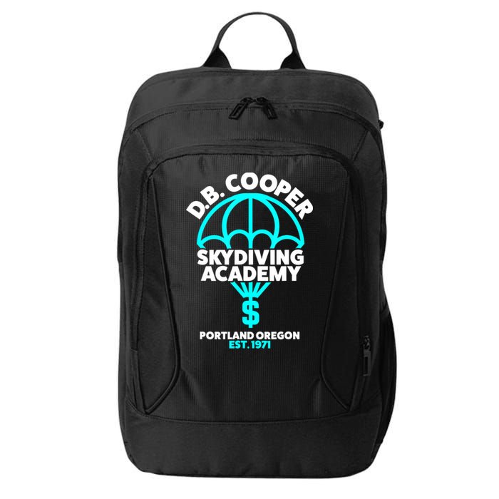 Funny D.B. Cooper Shirt DB Cooper Skydiving Academy City Backpack