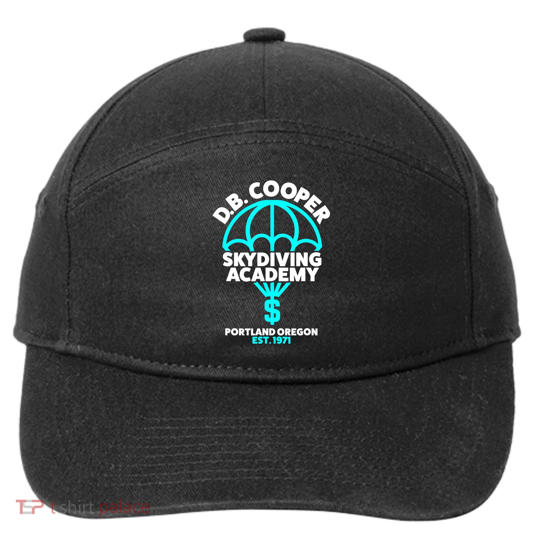 Funny D.B. Cooper Shirt DB Cooper Skydiving Academy 7-Panel Snapback Hat