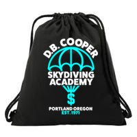 Funny D.B. Cooper Shirt DB Cooper Skydiving Academy Drawstring Bag