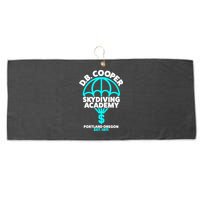 Funny D.B. Cooper Shirt DB Cooper Skydiving Academy Large Microfiber Waffle Golf Towel