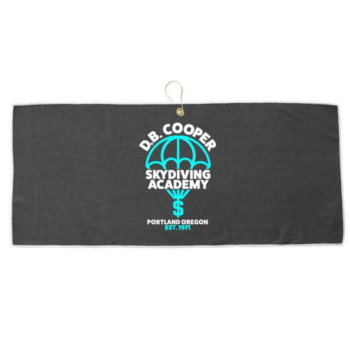 Funny D.B. Cooper Shirt DB Cooper Skydiving Academy Large Microfiber Waffle Golf Towel