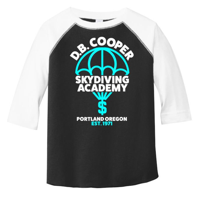 Funny D.B. Cooper Shirt DB Cooper Skydiving Academy Toddler Fine Jersey T-Shirt