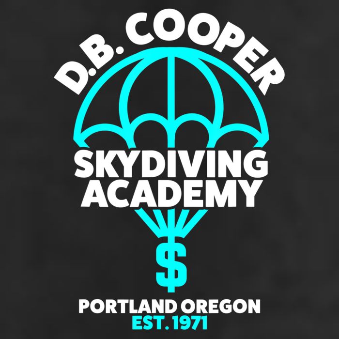 Funny D.B. Cooper Shirt DB Cooper Skydiving Academy Microfiber Hand Towel