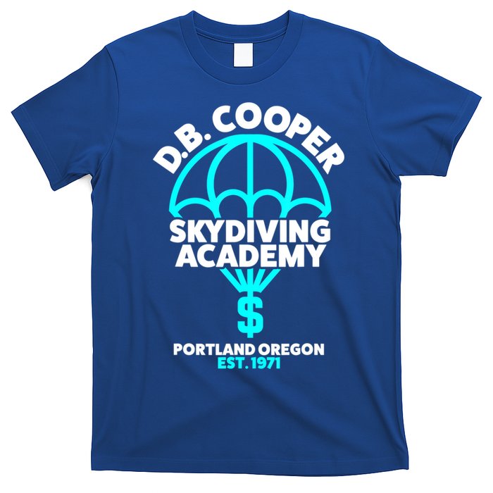 Funny D.B. Cooper Shirt DB Cooper Skydiving Academy T-Shirt