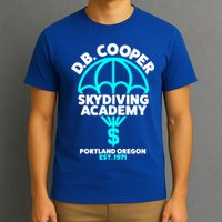 Funny D.B. Cooper Shirt DB Cooper Skydiving Academy T-Shirt