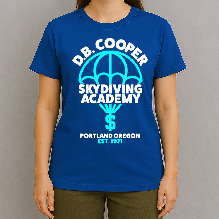 Funny D.B. Cooper Shirt DB Cooper Skydiving Academy T-Shirt