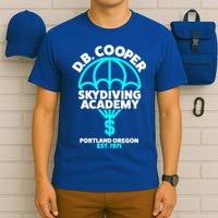 Funny D.B. Cooper Shirt DB Cooper Skydiving Academy T-Shirt