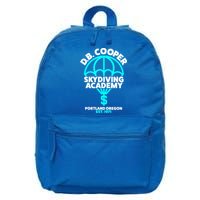 Funny D.B. Cooper Shirt DB Cooper Skydiving Academy 16 in Basic Backpack