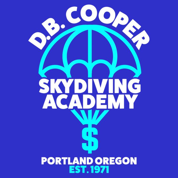 Funny D.B. Cooper Shirt DB Cooper Skydiving Academy 16 in Basic Backpack