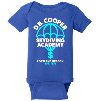 Funny D.B. Cooper Shirt DB Cooper Skydiving Academy Baby Bodysuit