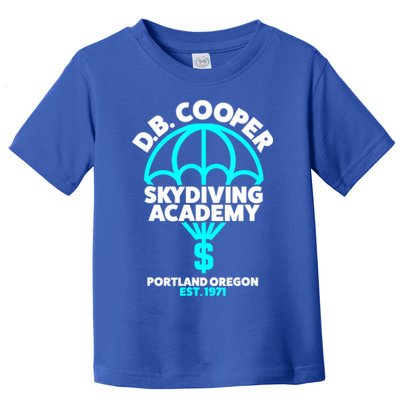 Funny D.B. Cooper Shirt DB Cooper Skydiving Academy Toddler T-Shirt
