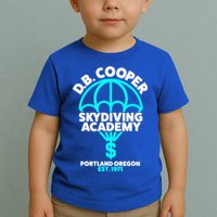 Funny D.B. Cooper Shirt DB Cooper Skydiving Academy Toddler T-Shirt