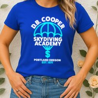 Funny D.B. Cooper Shirt DB Cooper Skydiving Academy Womens T-Shirt