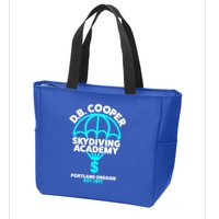 Funny D.B. Cooper Shirt DB Cooper Skydiving Academy Zip Tote Bag