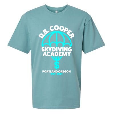 Funny D.B. Cooper Shirt DB Cooper Skydiving Academy Sueded Cloud Jersey T-Shirt