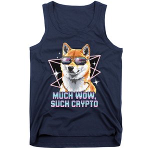 Funny Doge Crypto Meme Shiba Inu Government Efficiency Tank Top