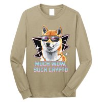 Funny Doge Crypto Meme Shiba Inu Government Efficiency Long Sleeve Shirt