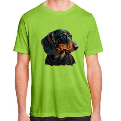 Funny Dachshund Cute Weiner Dog Gift Adult ChromaSoft Performance T-Shirt