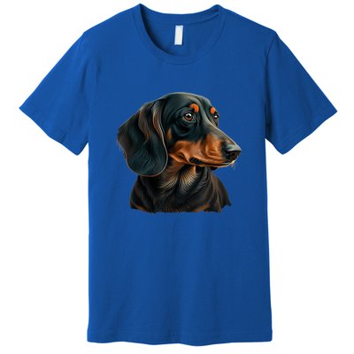 Funny Dachshund Cute Weiner Dog Gift Premium T-Shirt