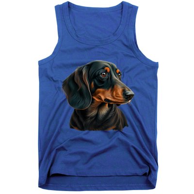 Funny Dachshund Cute Weiner Dog Gift Tank Top