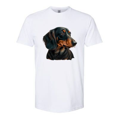 Funny Dachshund Cute Weiner Dog Gift Softstyle CVC T-Shirt