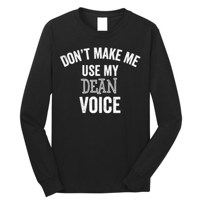 Funny Dean College University Department Promotion Gift Long Sleeve Shirt