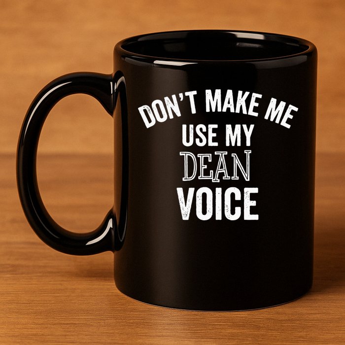 Funny Dean College University Department Promotion Gift 11oz C Handle Ceramic Mug