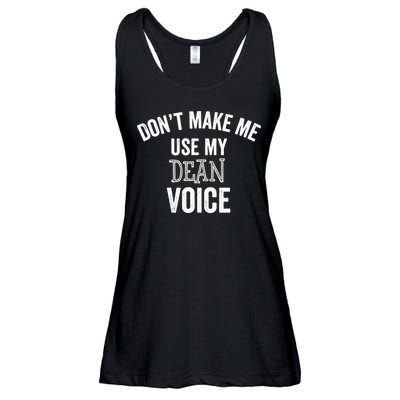 Funny Dean College University Department Promotion Gift Ladies Essential Flowy Tank