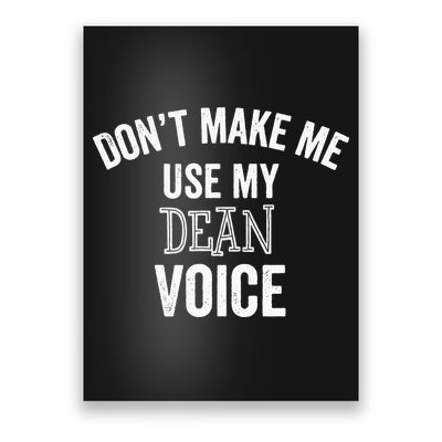 Funny Dean College University Department Promotion Gift Poster