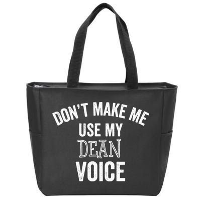 Funny Dean College University Department Promotion Gift Zip Tote Bag