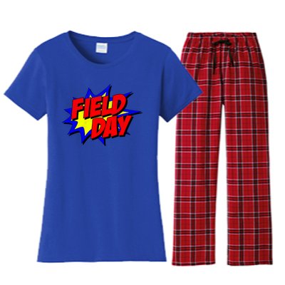 Field Day Comic Book Gift Women's Flannel Pajama Set