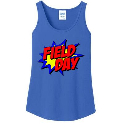 Field Day Comic Book Gift Ladies Essential Tank