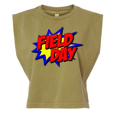 Field Day Comic Book Gift Garment-Dyed Women's Muscle Tee