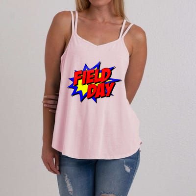 Field Day Comic Book Gift Women's Strappy Tank