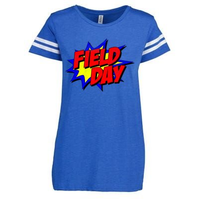 Field Day Comic Book Gift Enza Ladies Jersey Football T-Shirt