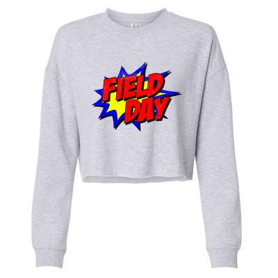 Field Day Comic Book Gift Cropped Pullover Crew