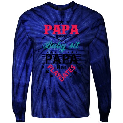 Fathers Day Cute Quote T Tie-Dye Long Sleeve Shirt