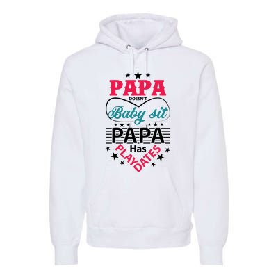 Fathers Day Cute Quote T Premium Hoodie