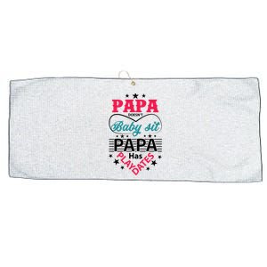 Fathers Day Cute Quote T Large Microfiber Waffle Golf Towel