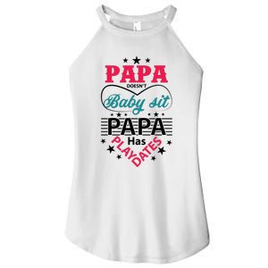 Fathers Day Cute Quote T Women's Perfect Tri Rocker Tank