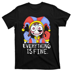 Funny digital circus pomni everything is fine  T-Shirt