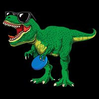 Frisbees Dino Cute T Rex Dinosaur Disc Golf Gift Doggie Tank