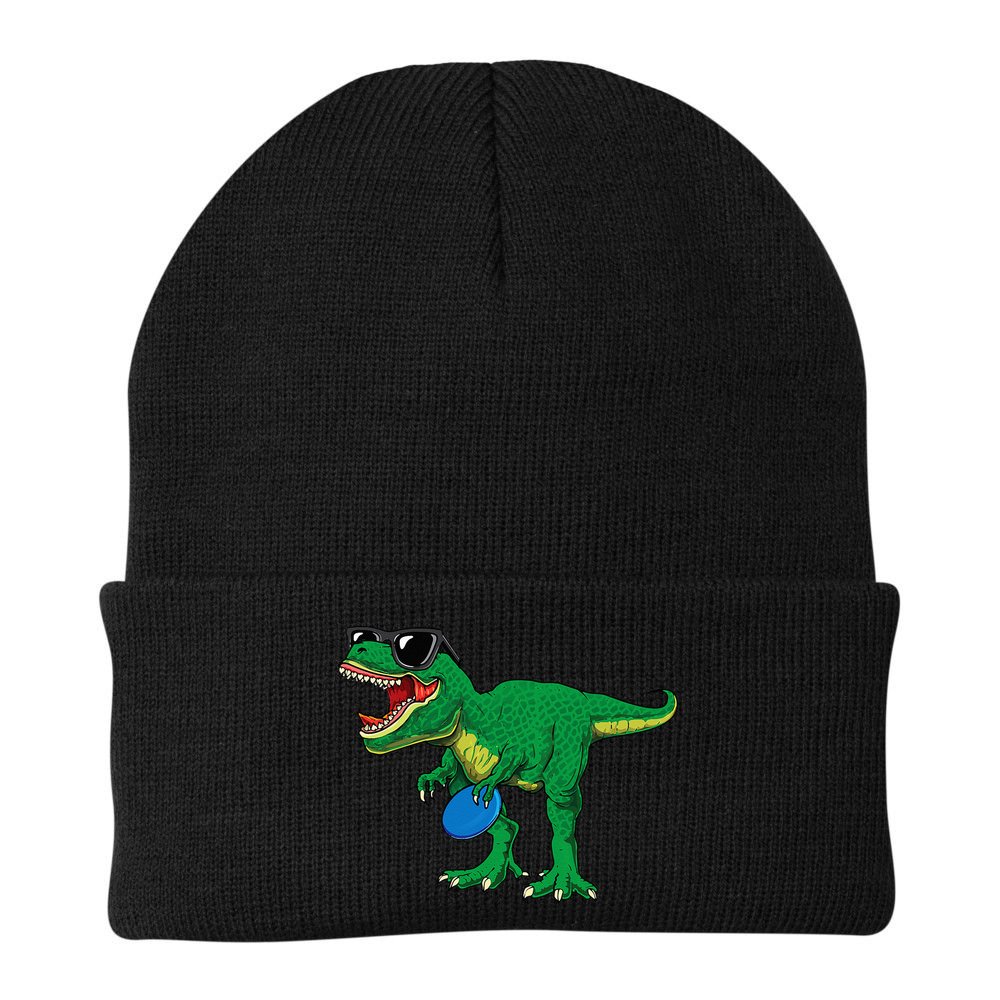 Frisbees Dino Cute T Rex Dinosaur Disc Golf Gift Beanie